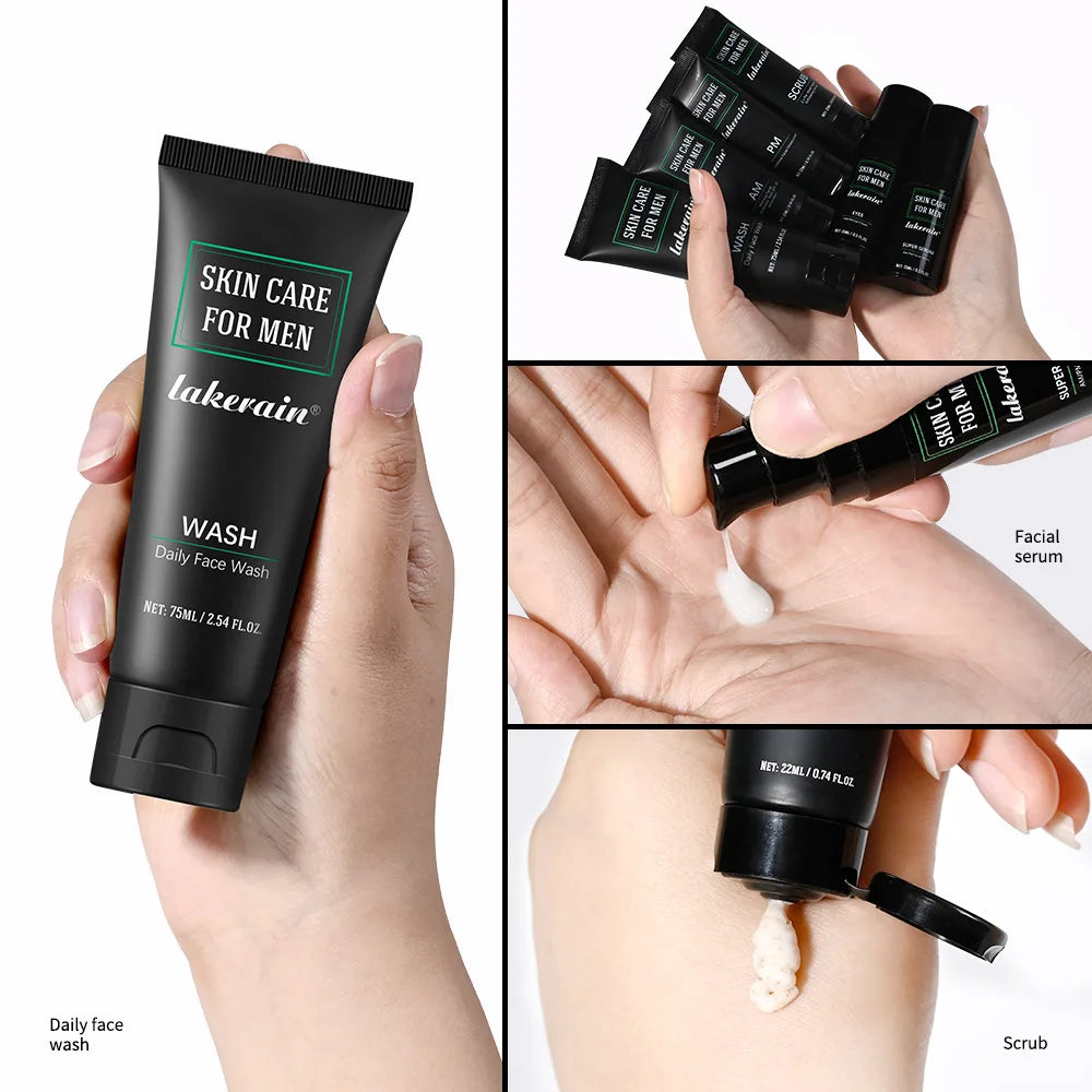 Men's 3-in-1 Daily Face Care Skin Care Kit