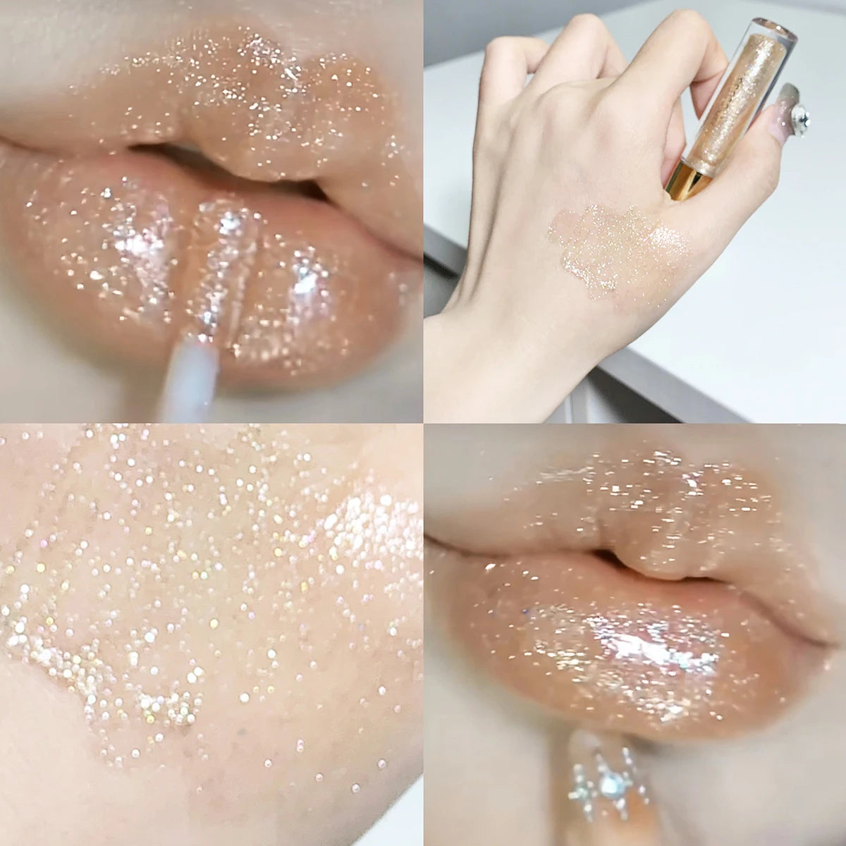 Plump & Sparkling Moisturizing Lip Gloss – 5 Shades