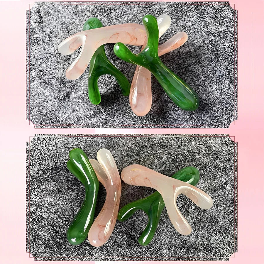 Y-Shape Resin Gua Sha Face Lifting & Nose Massager