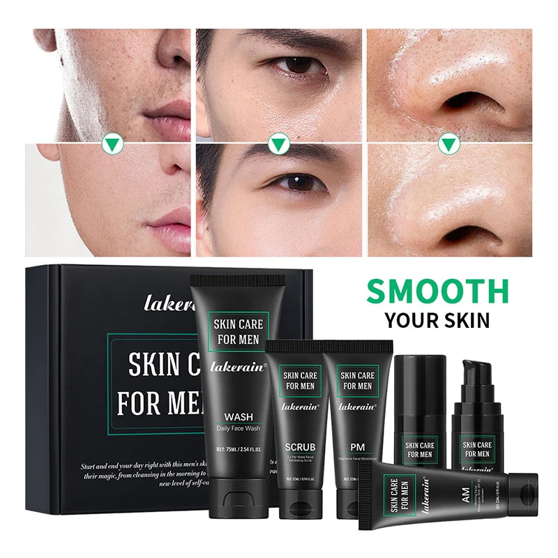 Men's 3-in-1 Daily Face Care Skin Care Kit