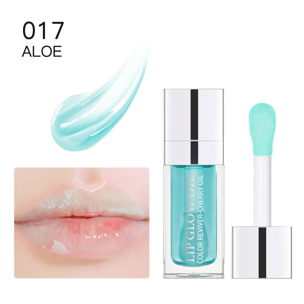 Cherry Seed Oil Lip Glow Oil – Tinted Hydrating Lip Treatment