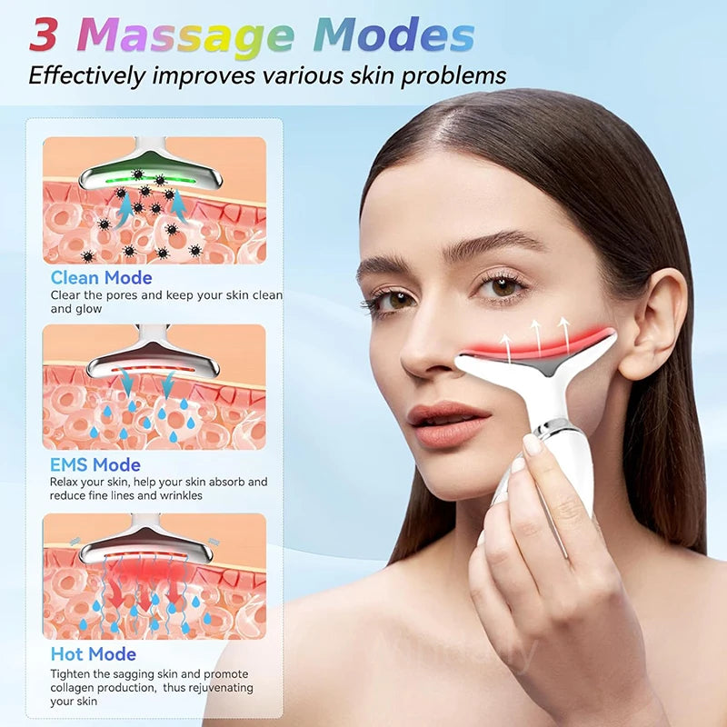 7-in-1 LED Facial Lifting & Tightening Massager