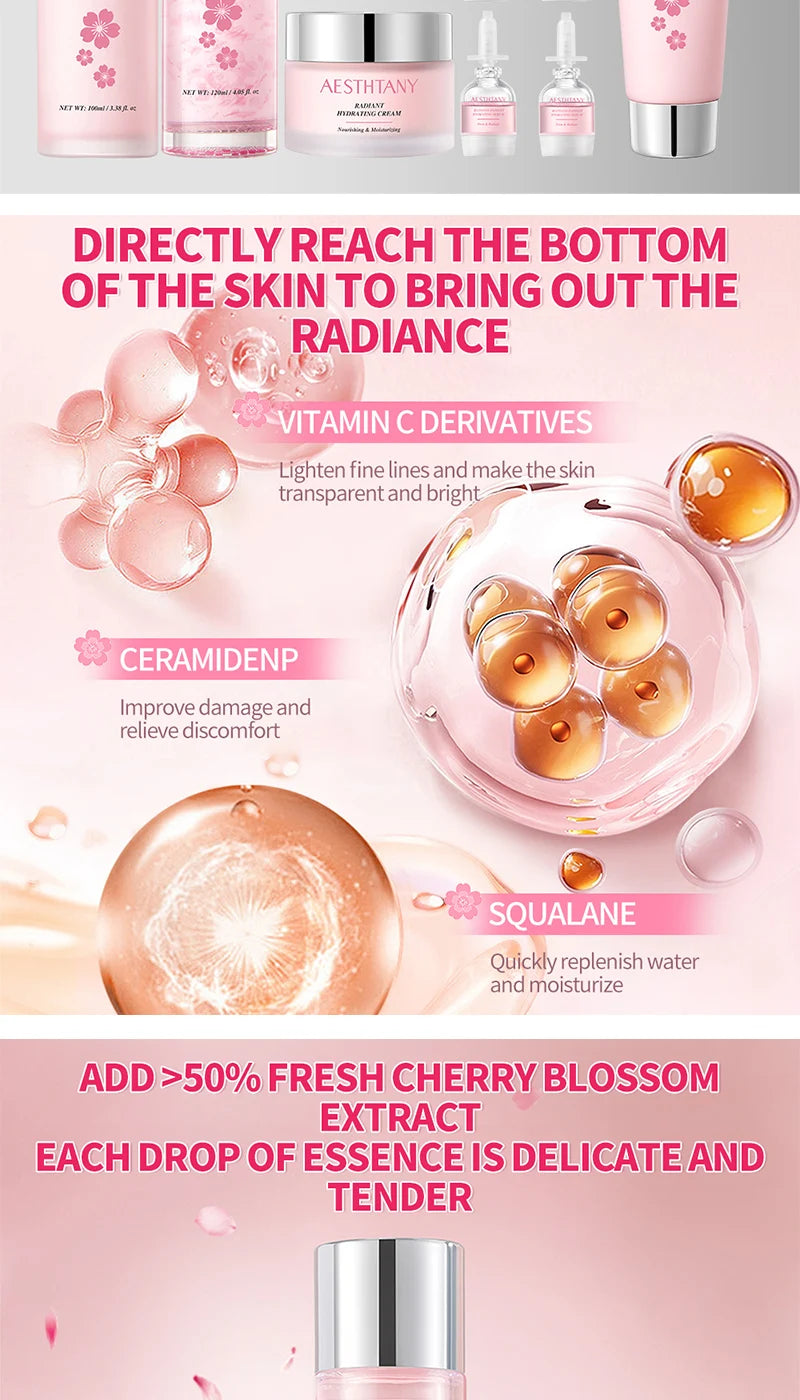 Hydrating, Whitening & Oil-Control Skin Care Set