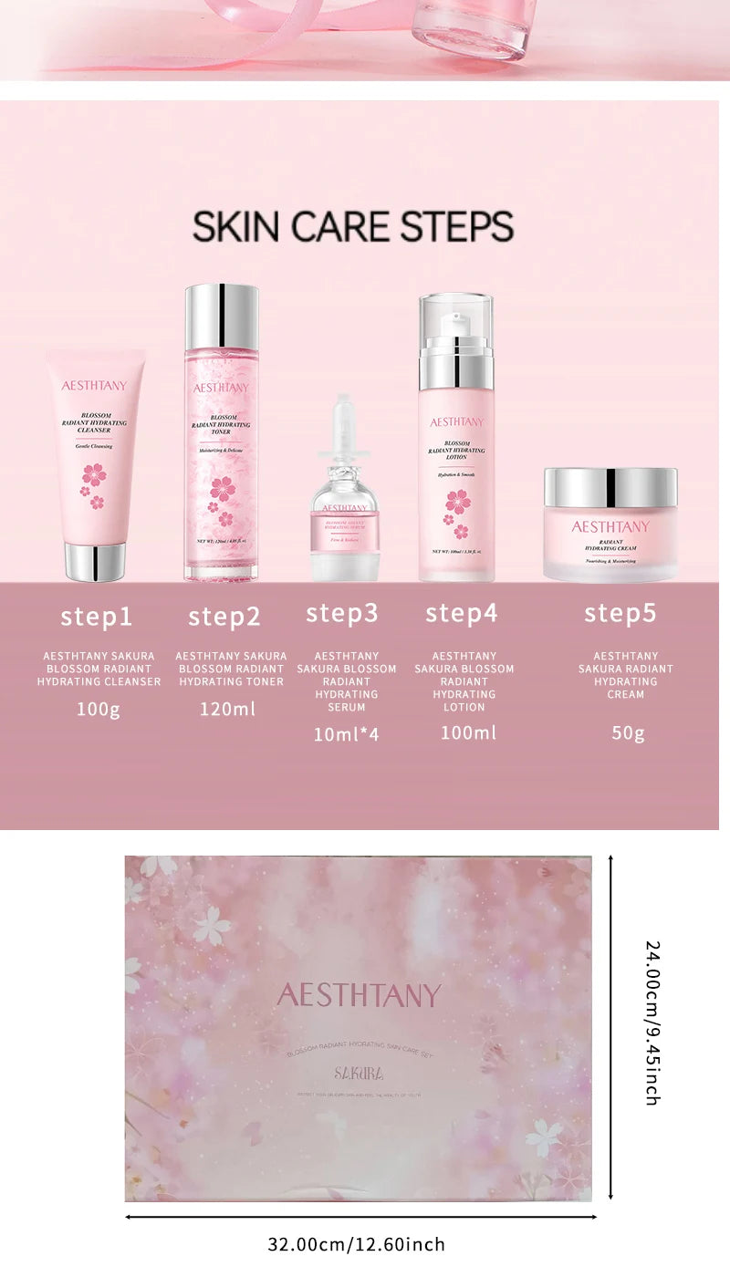 Hydrating, Whitening & Oil-Control Skin Care Set