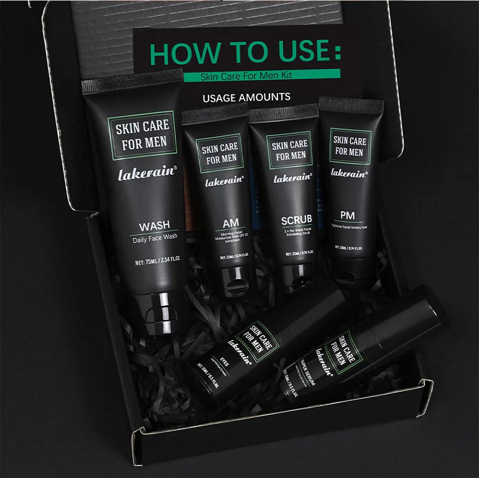 Men's 3-in-1 Daily Face Care Skin Care Kit