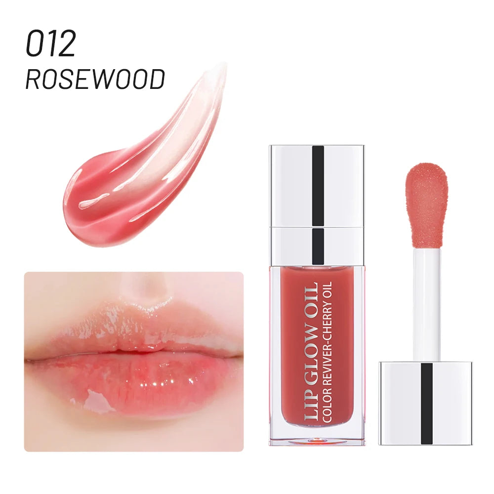 Cherry Seed Oil Lip Glow Oil – Tinted Hydrating Lip Treatment