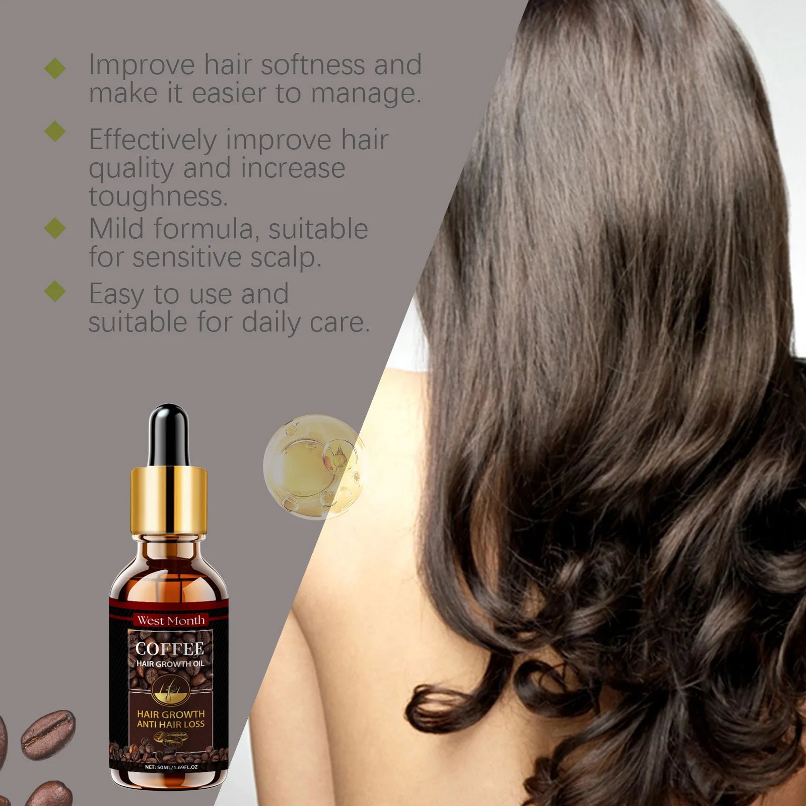 Moisturizing & Repairing Hair Care Essential Oil – 50ml