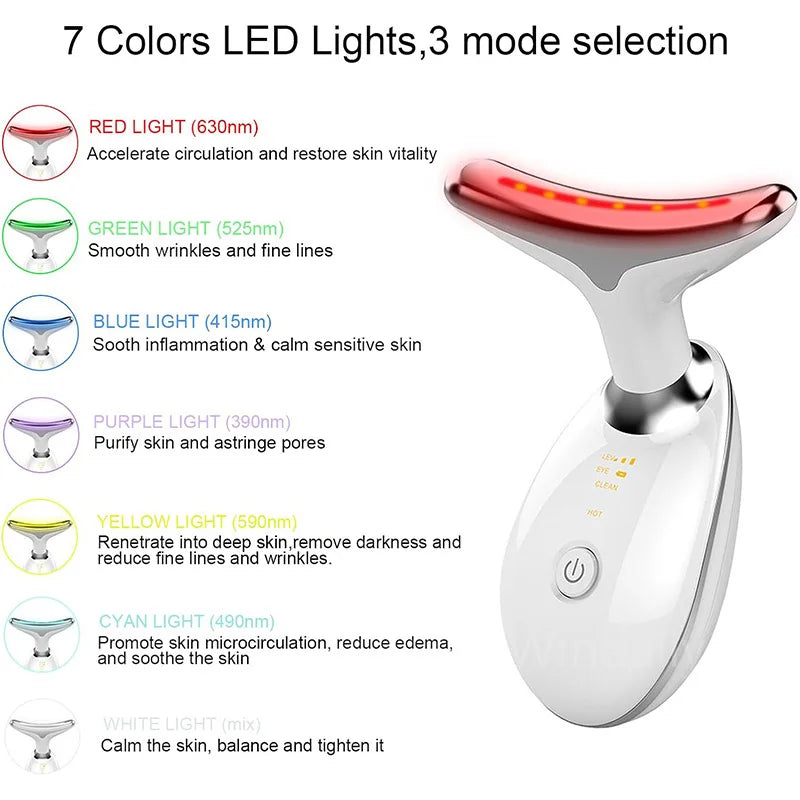 7-in-1 LED Facial Lifting & Tightening Massager