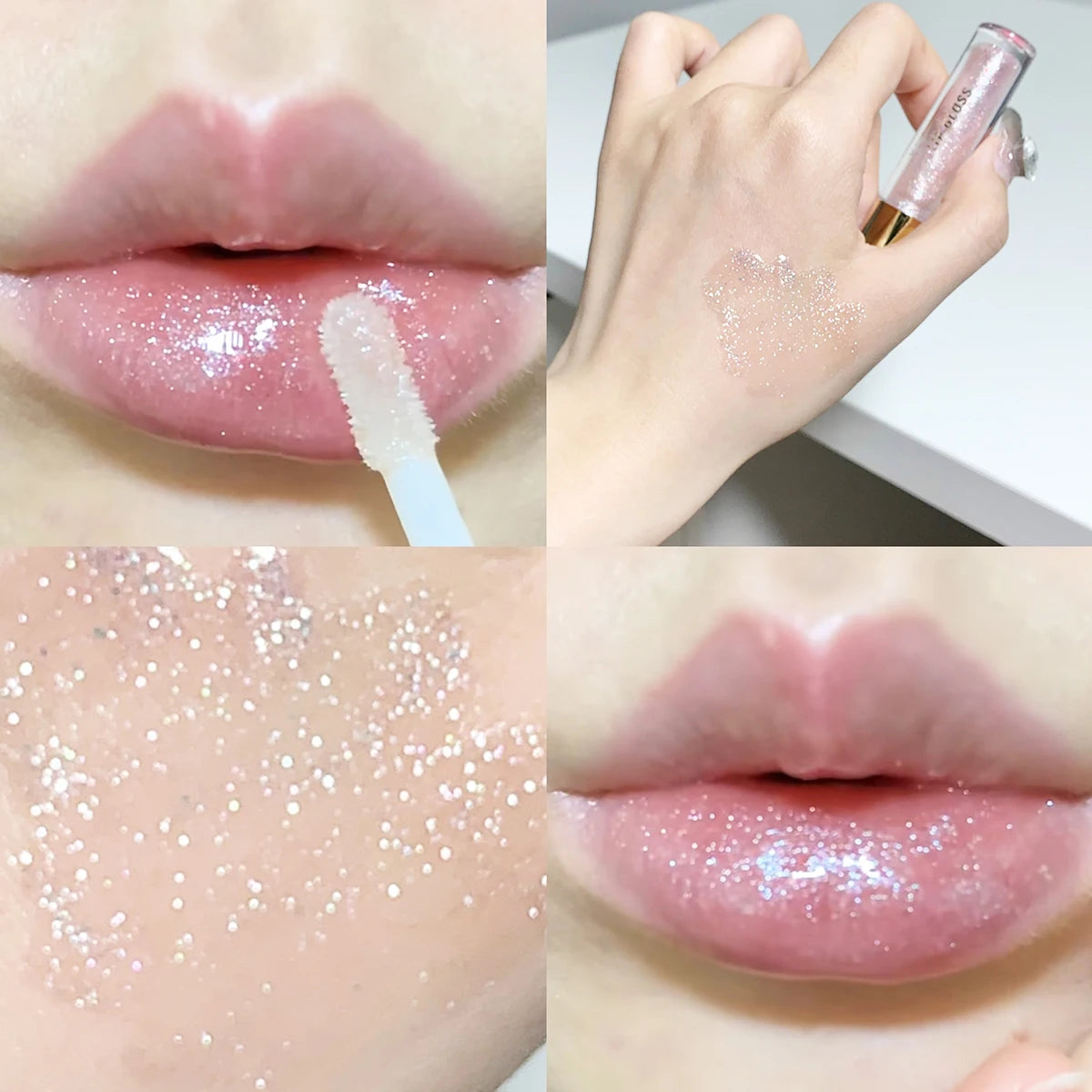 Plump & Sparkling Moisturizing Lip Gloss – 5 Shades