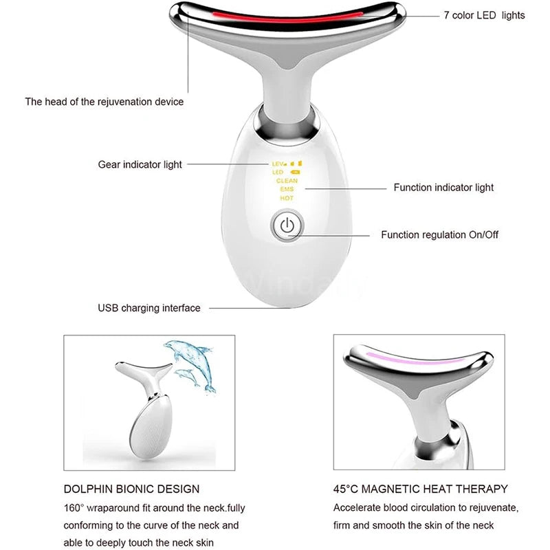 7-in-1 LED Facial Lifting & Tightening Massager