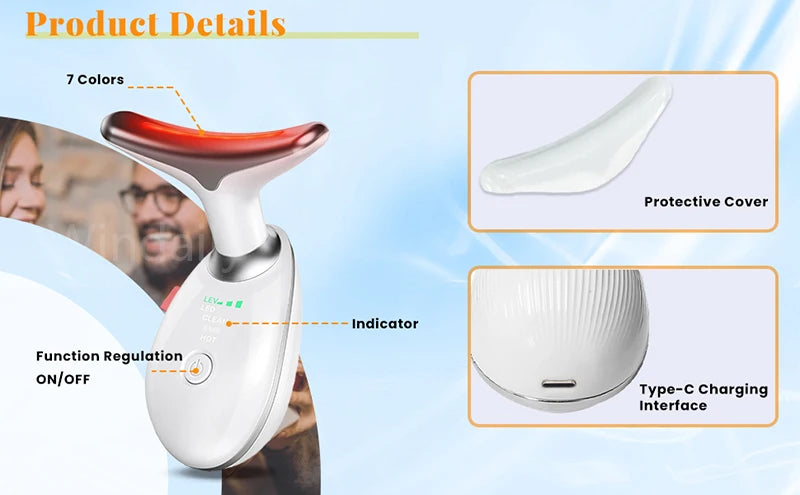 7-in-1 LED Facial Lifting & Tightening Massager