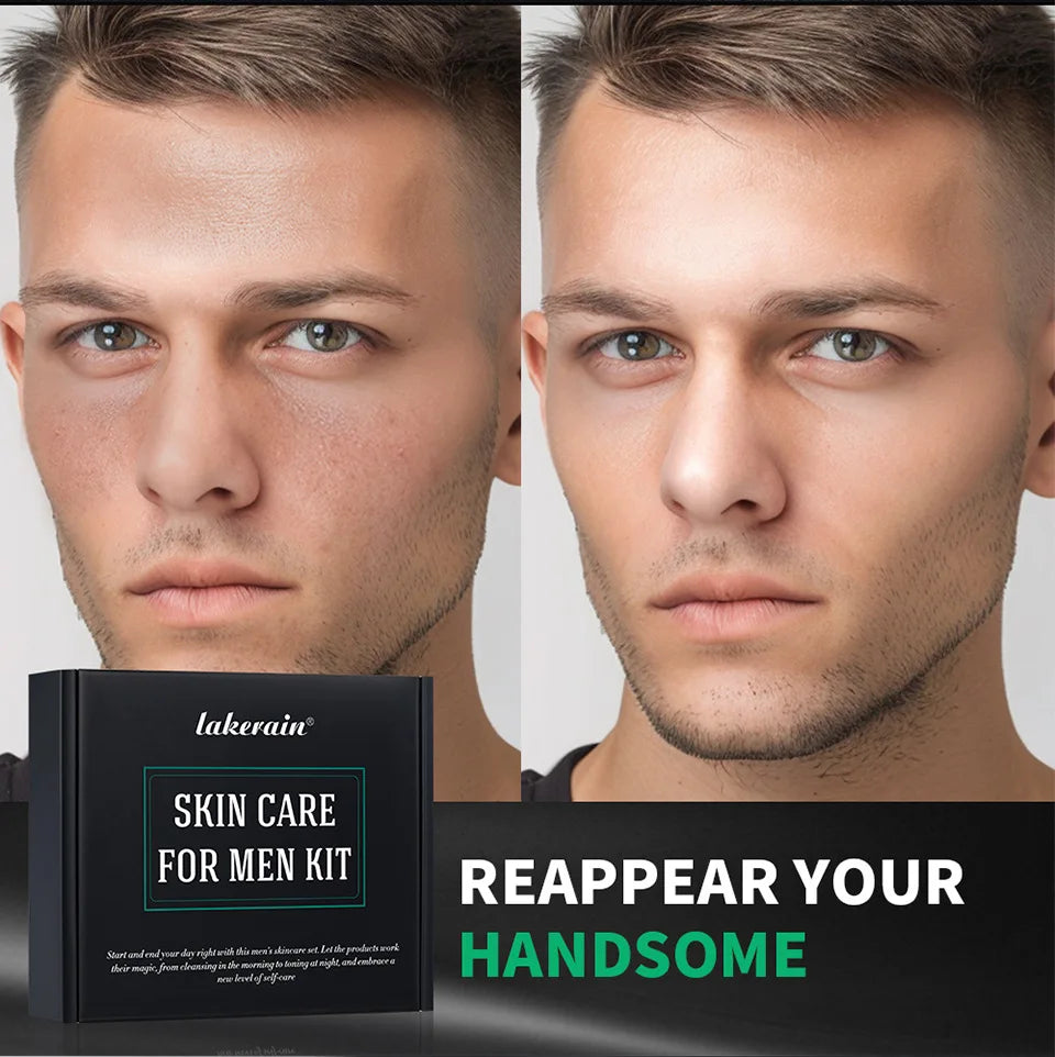Men's 3-in-1 Daily Face Care Skin Care Kit