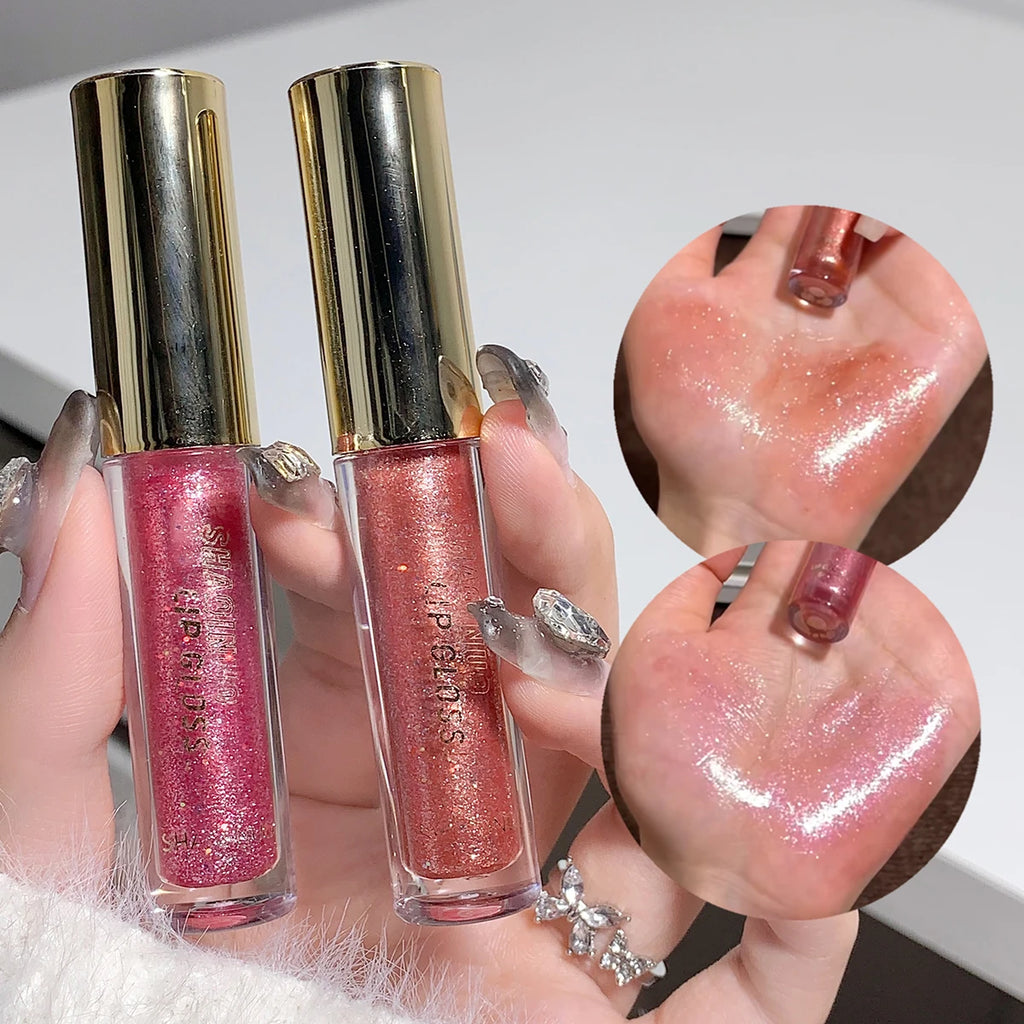 Plump & Sparkling Moisturizing Lip Gloss – 5 Shades