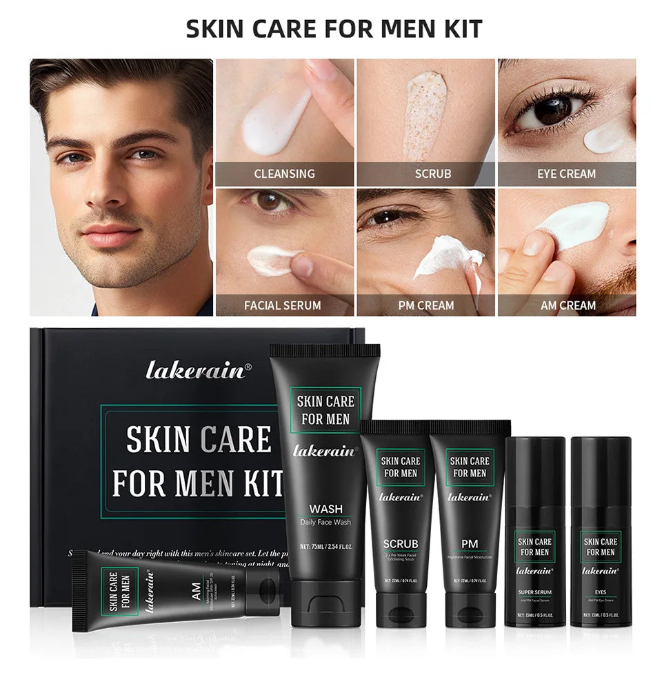 Men's 3-in-1 Daily Face Care Skin Care Kit