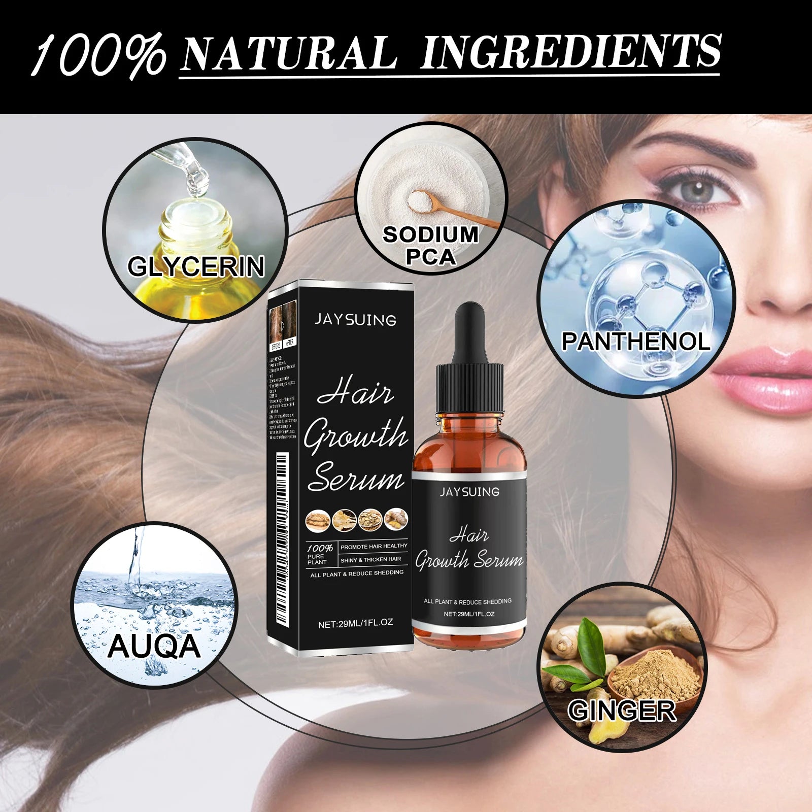 Scalp Nourishment & Hair Growth Strengthening Serum