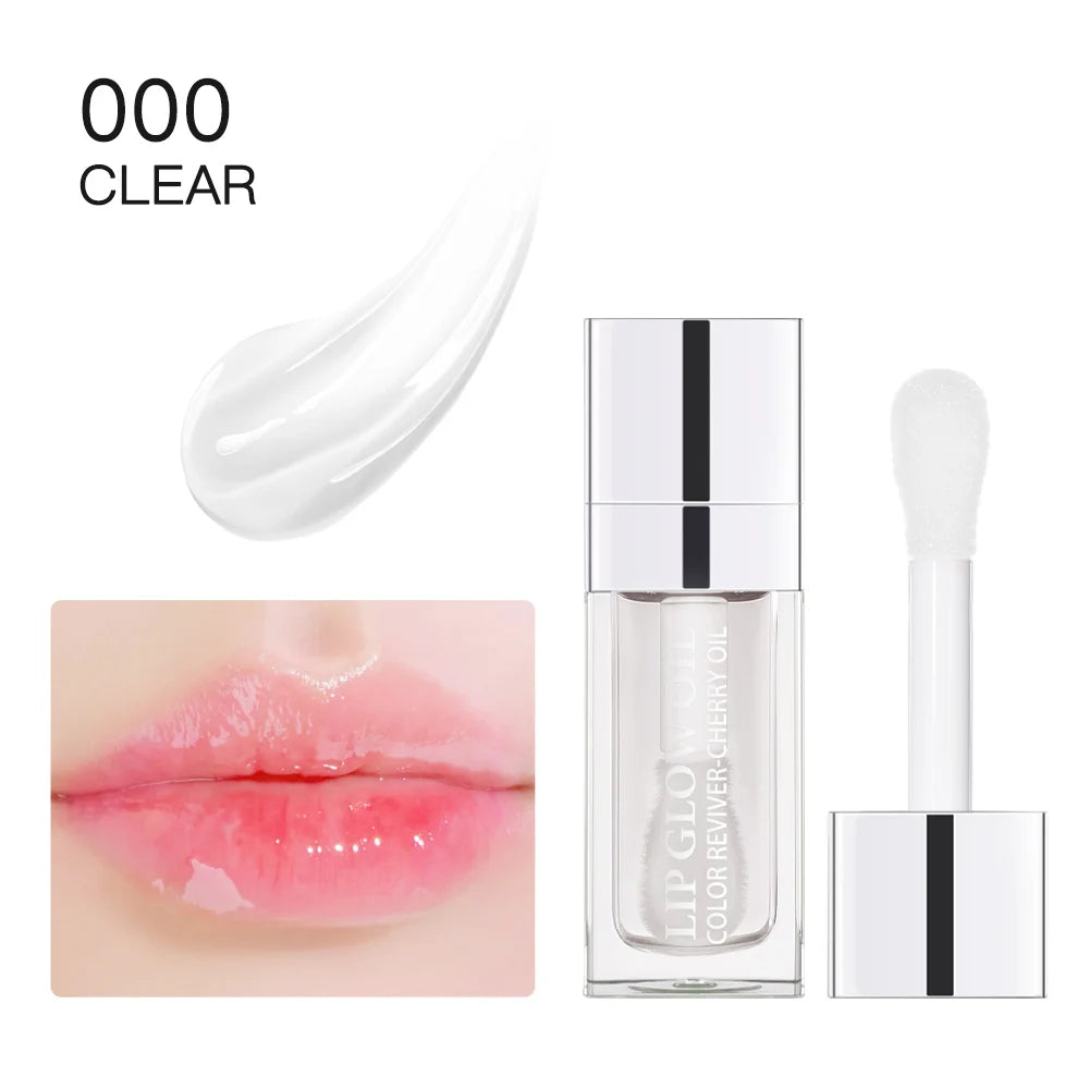 Cherry Seed Oil Lip Glow Oil – Tinted Hydrating Lip Treatment