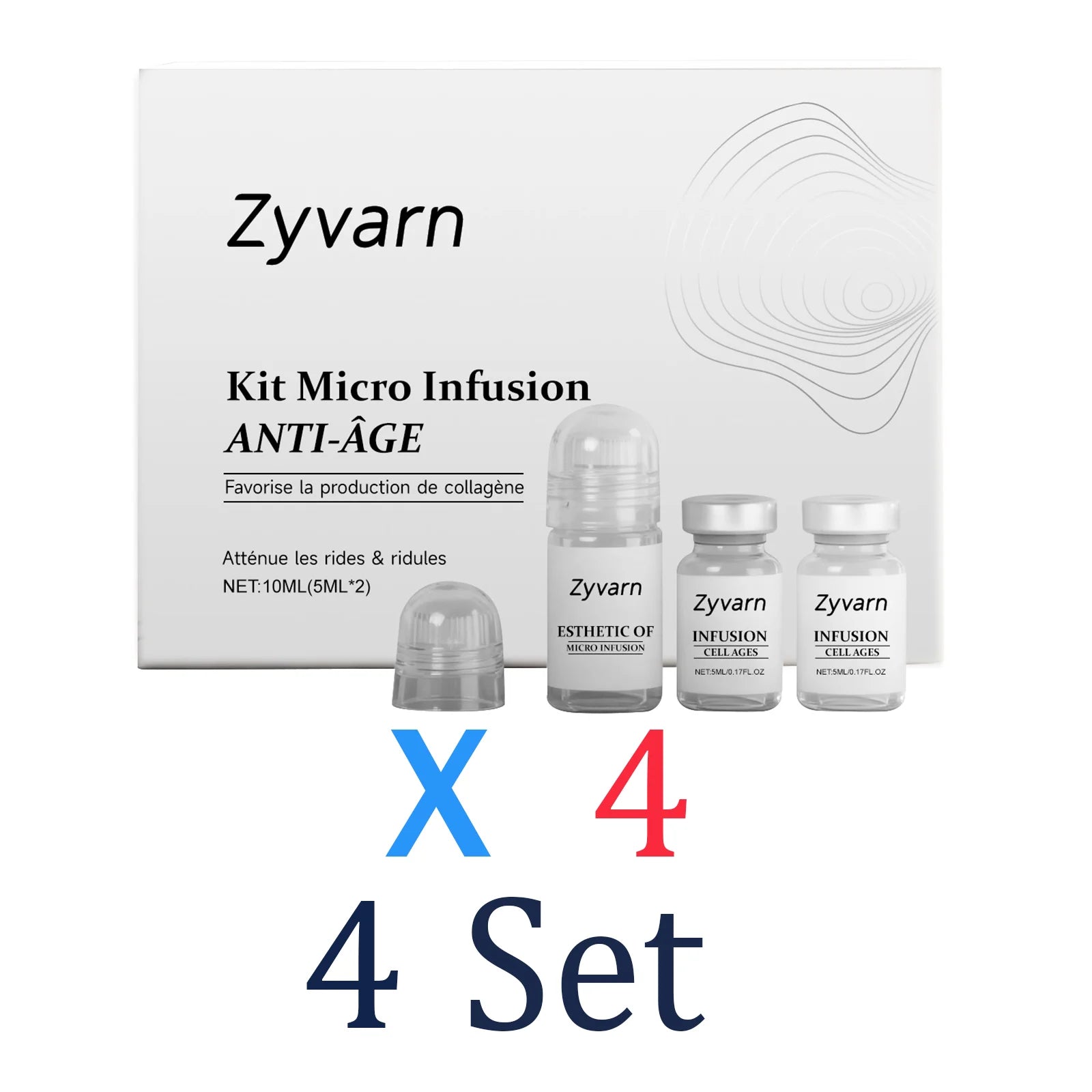 0.25mm Microneedle Collagen Serum Skincare Set
