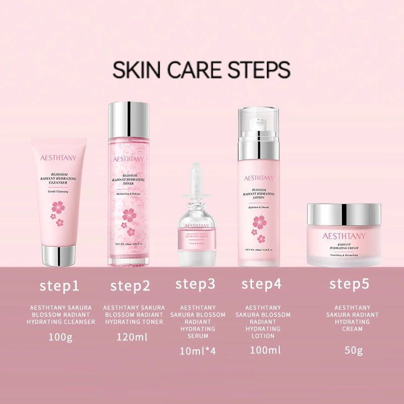Hydrating, Whitening & Oil-Control Skin Care Set