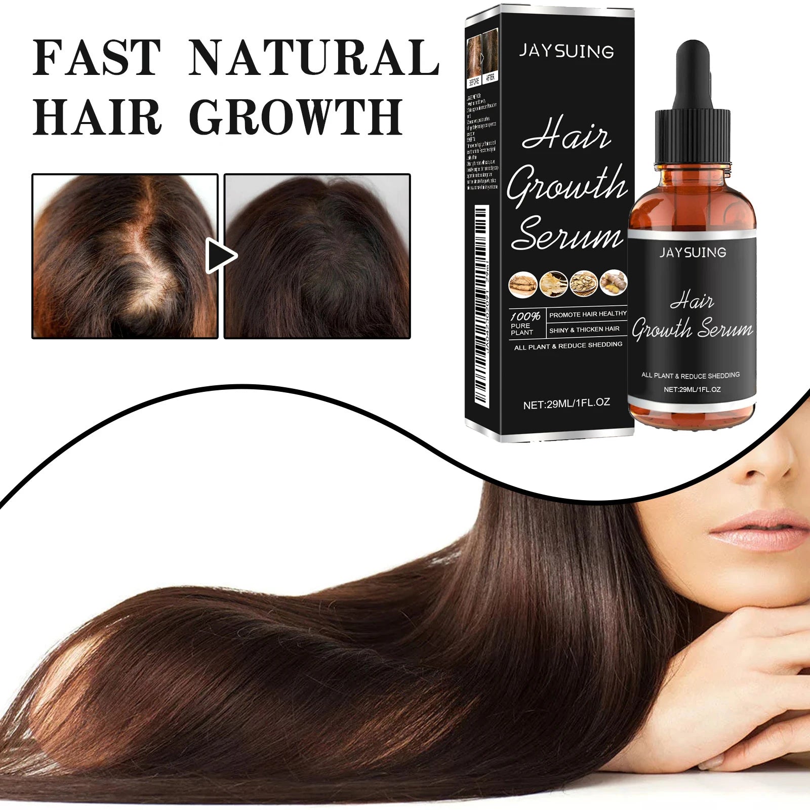 Scalp Nourishment & Hair Growth Strengthening Serum