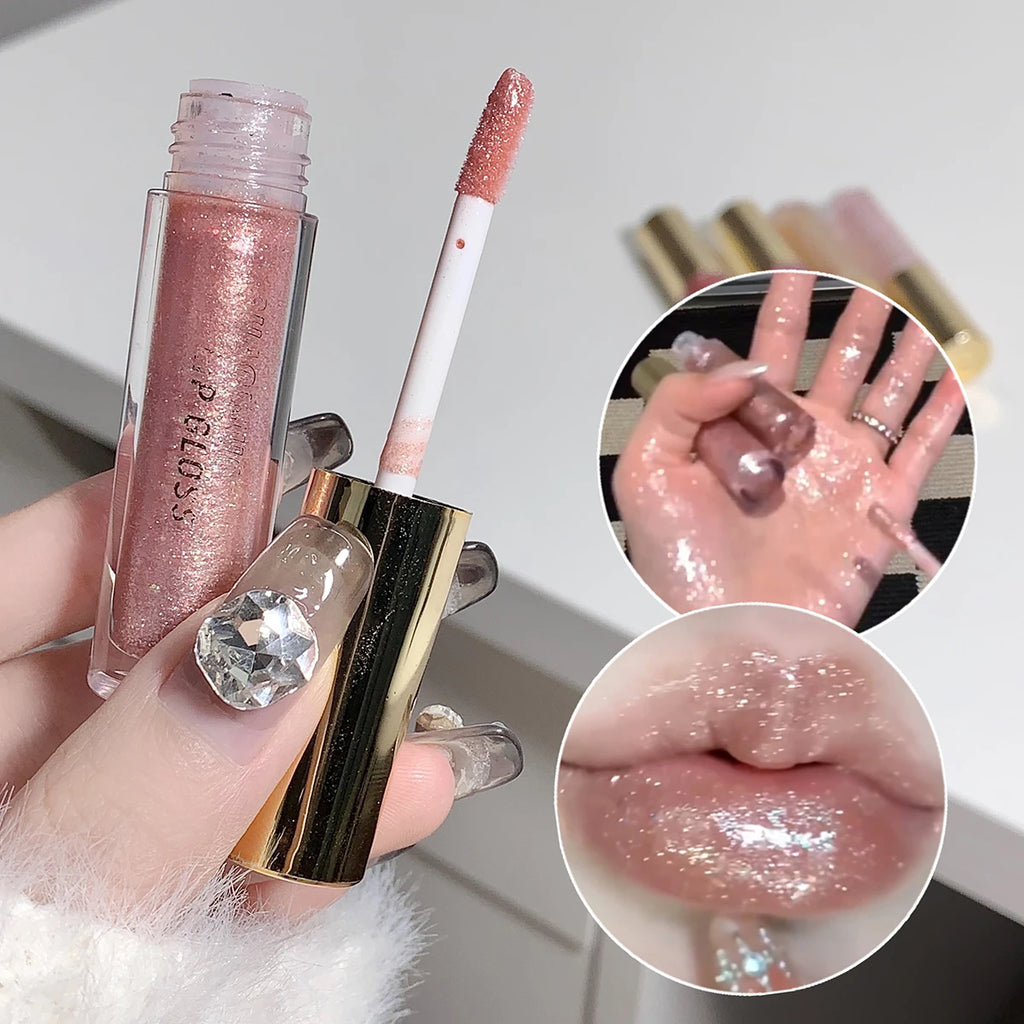 Plump & Sparkling Moisturizing Lip Gloss – 5 Shades
