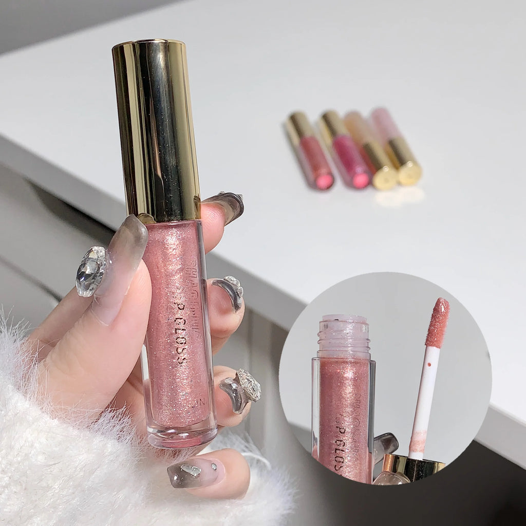 Plump & Sparkling Moisturizing Lip Gloss – 5 Shades