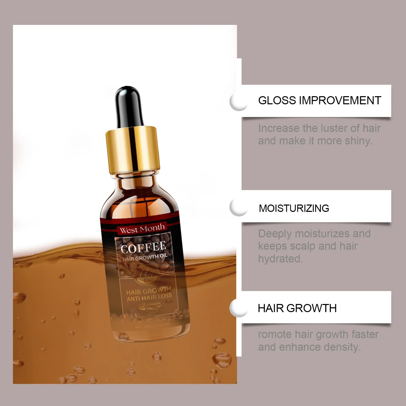 Moisturizing & Repairing Hair Care Essential Oil – 50ml