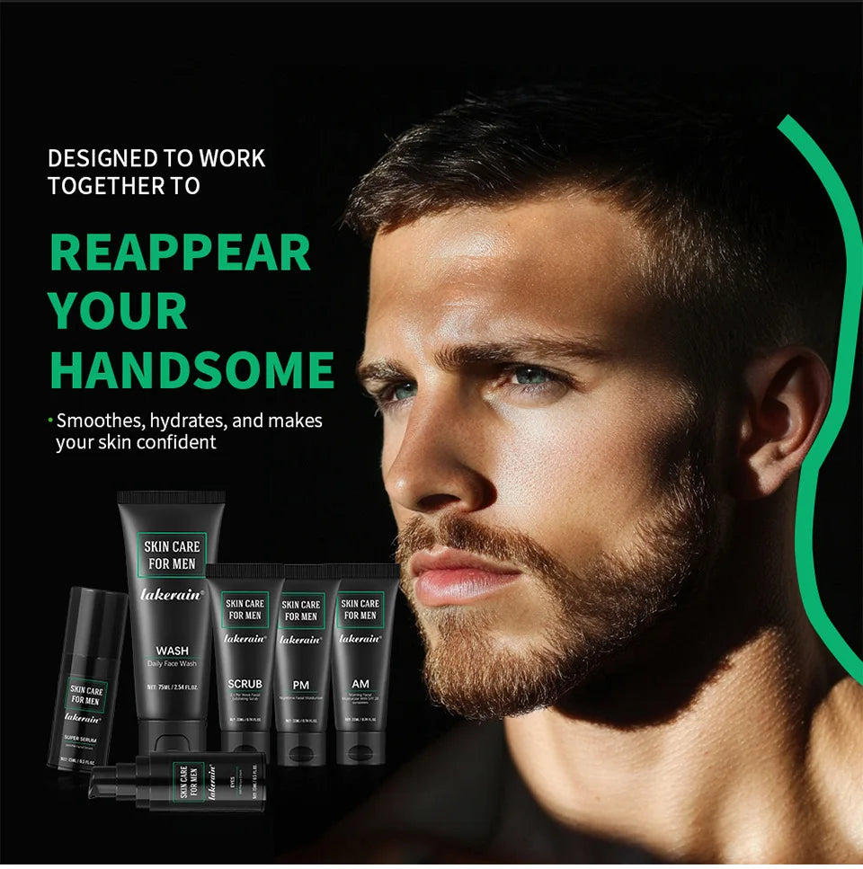 Men's 3-in-1 Daily Face Care Skin Care Kit
