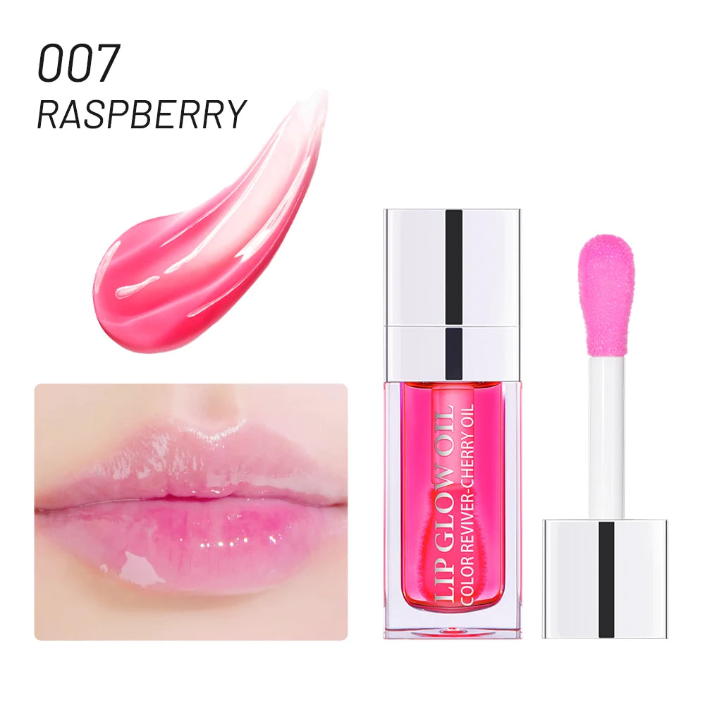 Cherry Seed Oil Lip Glow Oil – Tinted Hydrating Lip Treatment