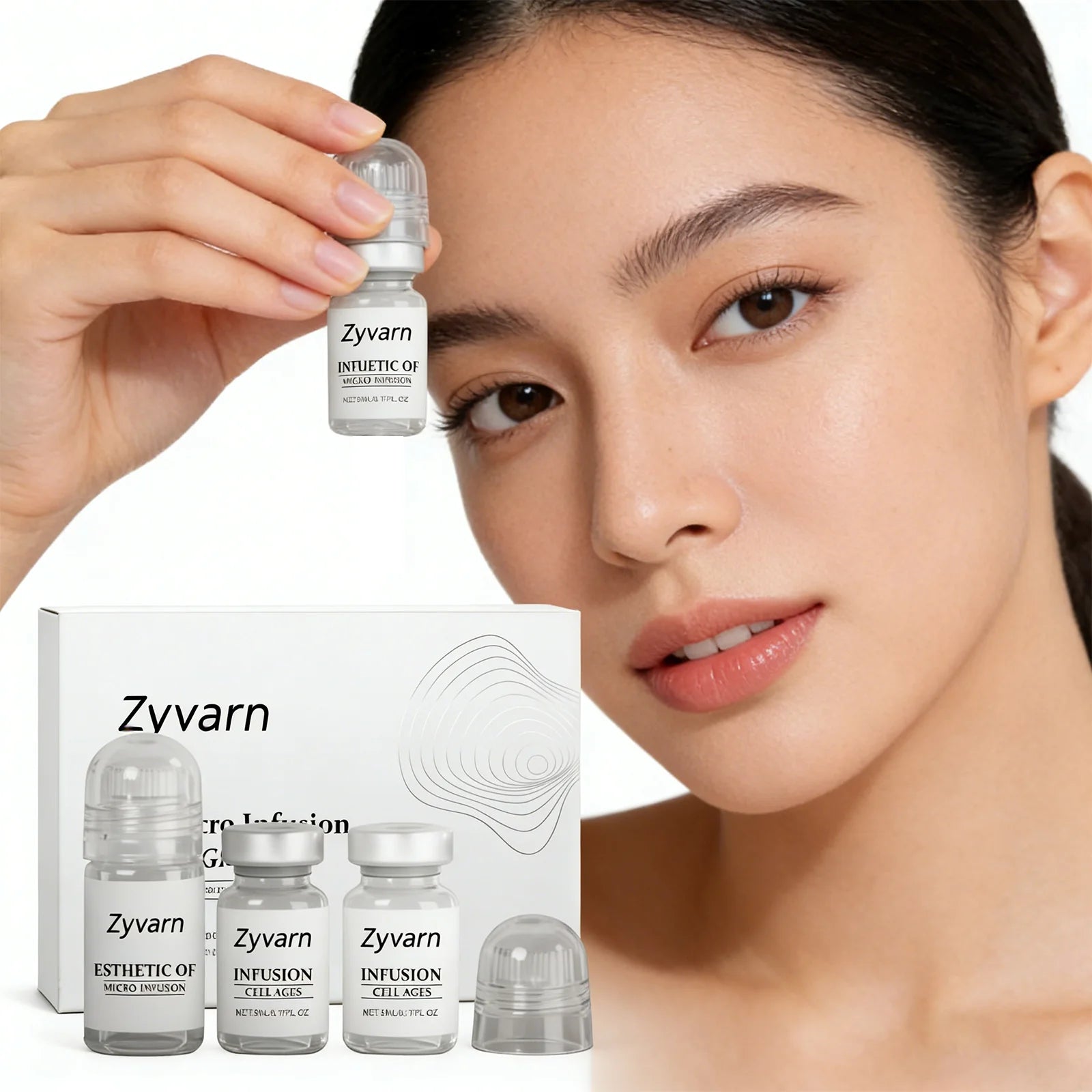 0.25mm Microneedle Collagen Serum Skincare Set