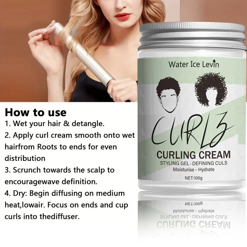 Moisturizing Curl Defining Hair Styling Cream