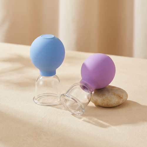 Velé facial lifting massage cupping set styled