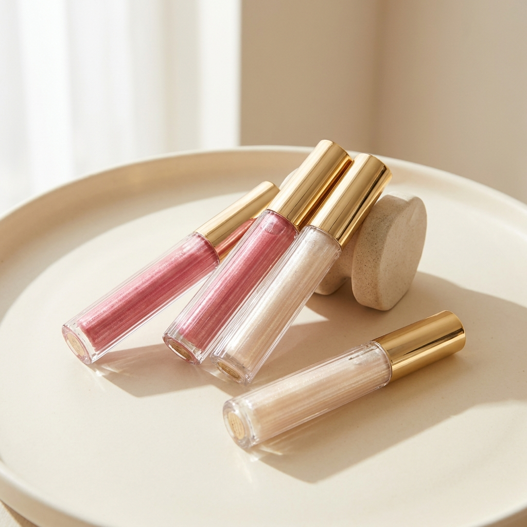 Velé plump sparkling lip gloss styled