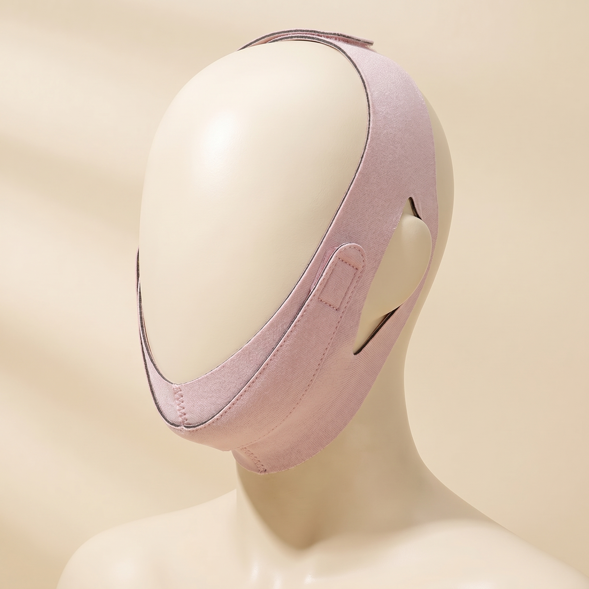Velé V-Line face slimming sleep strap, pink
