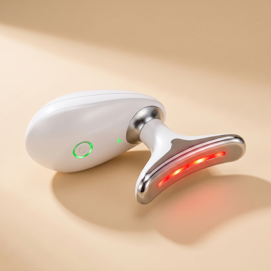 Velé 7-in-1 LED facial lifting massager with red light