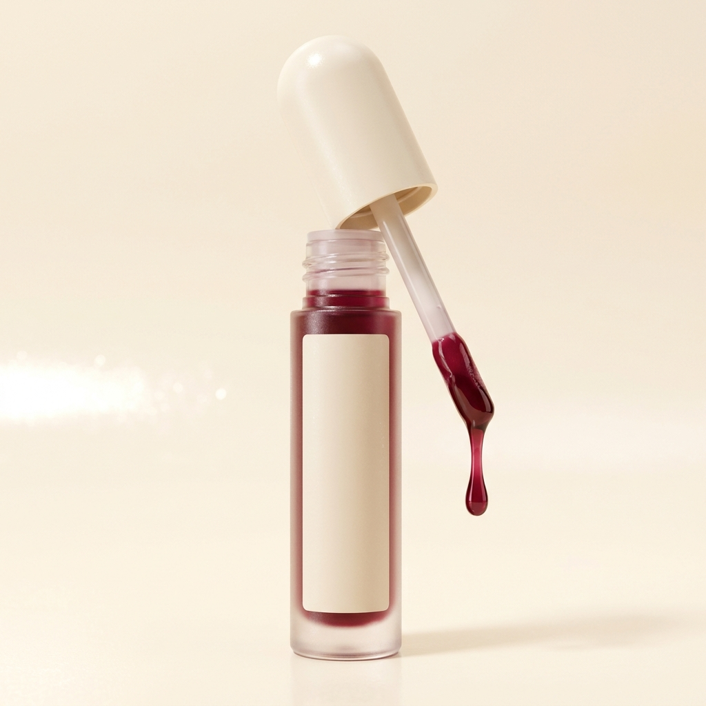 Velé Cherry Seed Oil Lip Glow Oil single bottle with cherry-tinted oil